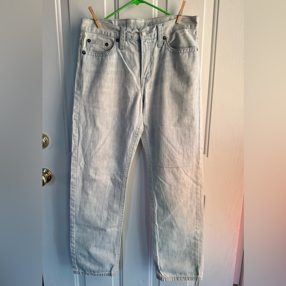 AMERICAN EAGLE OUTFITTERS Jeans Men’s Relaxed Straight 30x32 Light Wash